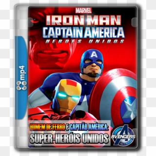 Homem De Ferro E Capitão América - Iron Man And Captain America Heroes United Movie Clipart