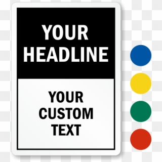 Custom Sign Template - Graphic Design Clipart