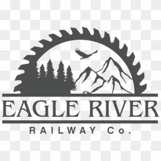 Eagle River Railway - 110mm Wood Cutting Disc Clipart