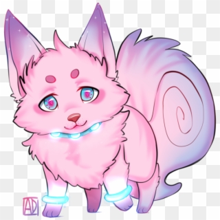 I Wanted To Make A New Poster Template Remember, I - Chibi Pink Wolf Clipart