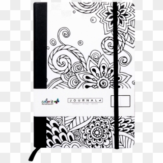 Tangle Doodles A5 Notebook Journal 160 Dot Grid Pages - Doodle Notebook Clipart