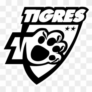 Tigres De La Uanl 2 Logo Black And White - Tigres Uanl Logos Png Clipart