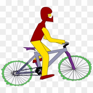 Bicycle Philippe Colin 01 Png - Gambar Animasi Orang Naik Sepeda Clipart