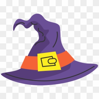 Cartoon Witch Hat - Witch Hat Cartoon Png Clipart