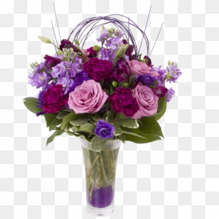 Purple Rain - Soderberg& - Fuchsia Flower Arrangements Clipart