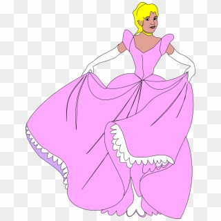 Princess Lady Blonde Dress Gown Png Image - Essay On If I Were A Princess Clipart