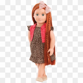 Buy A Doll With Trendy Clothes - Our Generation Dolls With Long Hair Clipart