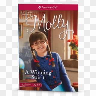 A Winning Spirit - Molly American Girl Doll Book Clipart