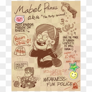 Little Did They Know - Gravity Falls Journal 3 Mabel Clipart