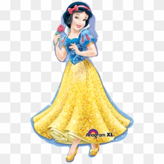 Supersh Blanca Nieves Princesa Con Flor, Metalizado - Disney Princess Snow White Clipart