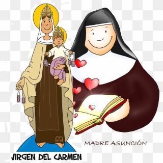Virgen Del Carmen Png - Virgen Del Carmen Dibujo Caricatura Clipart