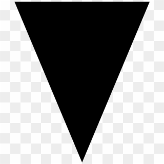 Down-arrow - Black Triangle Clipart