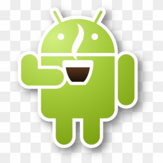 Android Robot Coffee - Robot Android Png Clipart
