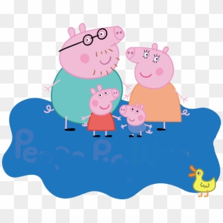 Peppa Familia Logo - Peppa Pig Logo Png Clipart