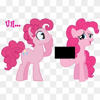 Bubble Berry, Censored, Edit, Implying, Middle Finger, - My Little Pony Pinkie Pie And Bubble Berry Clipart