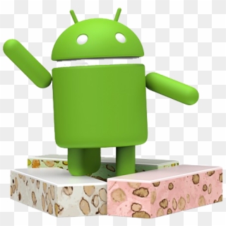 Google Unwraps Android Nougat - Android 7.0 Nougat Png Clipart