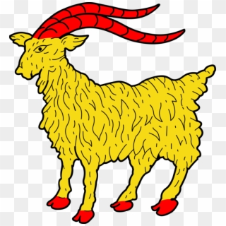 Drawn Goat Alpine Goat - Goat On The Croatian Flag Clipart