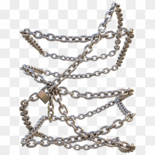 Chains Chain Lock Locks Metal Steel Heavy Locked Locked - Chains Tumblr Transparent Clipart