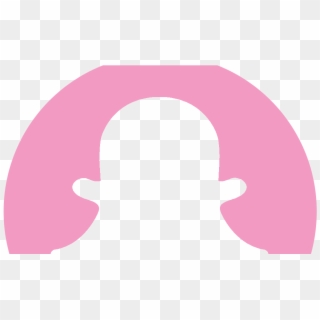 Snapchat Logo Transparent Background - Pink Snapchat Logo Png Clipart