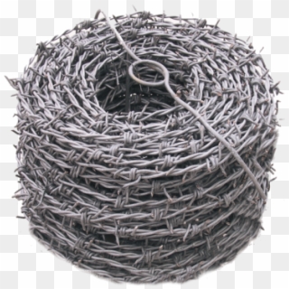 Barbed Wire - Barbed Wire Roll Png Clipart