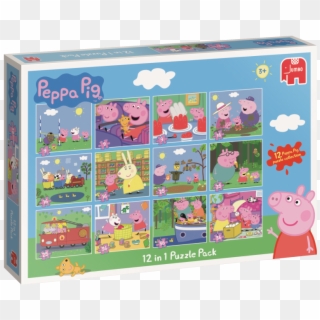 Peppa Pig 12in1 Puzzle Pack - Peppa Pig Clipart
