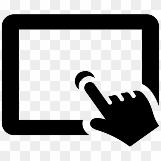 Png File - Tablet Hand Icon Png Clipart
