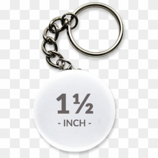 1 1/2 Inch Round Key Chain Buttons - Round Keychain Mockup Free Clipart