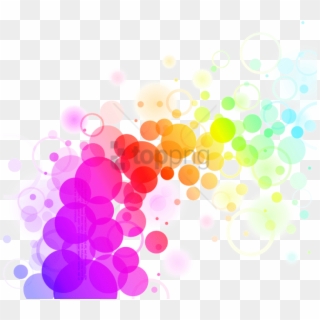 Abstract Colors Png File - Abstract Colorful Dots Background Clipart
