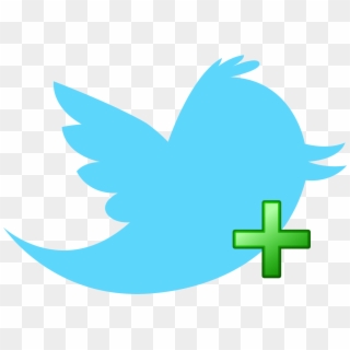 1401403860twitter Logo Plus Sign - Twitter Old Logo Clipart