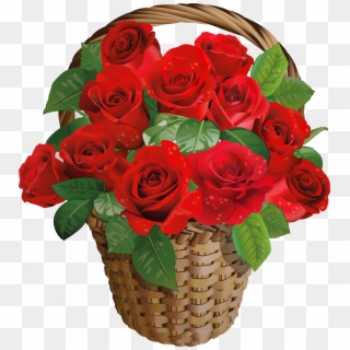 Valentines Day Roses Png Download Image - Bukiety Urodzinowe Z Zyczeniami Clipart