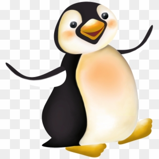 Large Penguin Cartoon Png Clipart - Penguin Clipart Png Transparent Png
