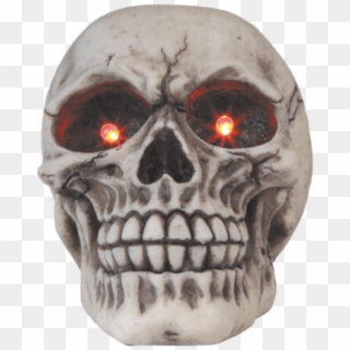 Small Skull With Glowing Eyes - Skull Clipart