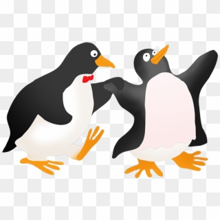 Clip Black And White Library Funny Penguin Clip Art - Adã©lie Penguin - Png Download