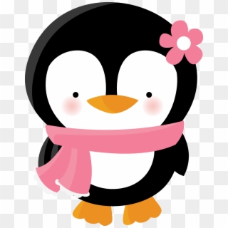 Penguin Clipart - Girl Penguin Clipart - Png Download