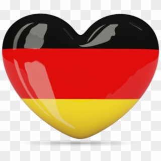 Germany Flag Heart Icon - German Heart Clipart