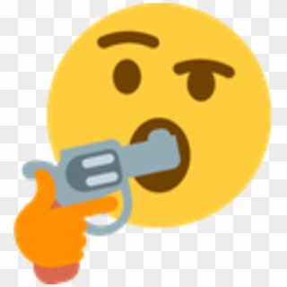 Buy High-quality Revolvers From O - Thinking Emoji With Gun Clipart