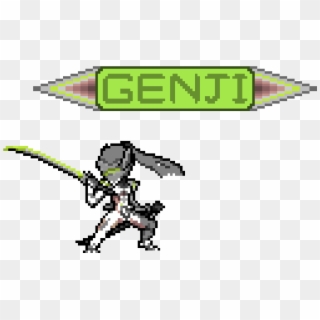 Overwatch Genji - Cartoon Clipart