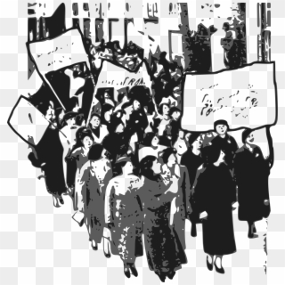 Library Clipart Protest Women Big Image Png - Women Protest Clipart Transparent Png