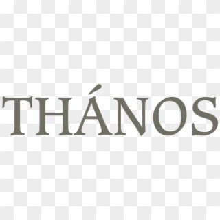 Thanos Name Png Clipart