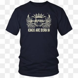 Legends Are Born In April King Queen Crown T-shirt Clipart