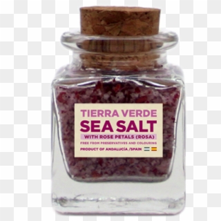 Sea Salt With Rose Petals - Cosmetics Clipart