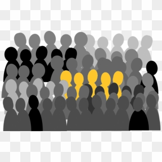 Much Like Similar Audiences Targeting On Adwords, A - Transparent Crowd Of People Clipart