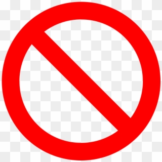 No-sign - Blocked Sign Png Clipart