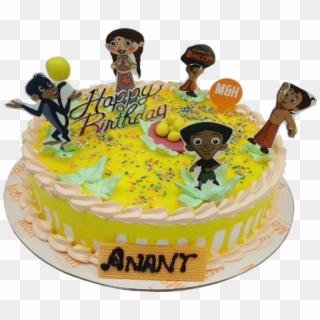 Chhota Bheem Cake - Birthday Cake Clipart