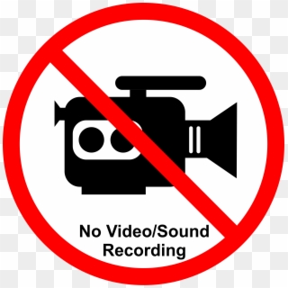 Recording/streaming Not Allowed - No Video Png Clipart