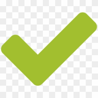 Green Check Png Transparent - Grüner Haken Icon Transparent Clipart