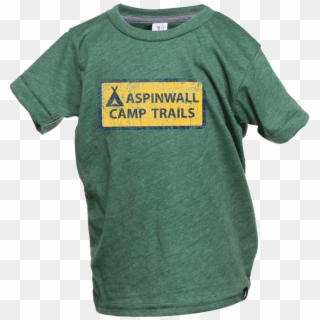 Aspinwall Camp Trails Kids T Shirt Pine 1 - Active Shirt Clipart