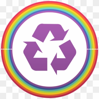 Zero Waste Symbol No Text - Recycling Paper And Plastic Clipart