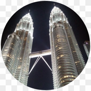 Image Of The Petronas Twin Towers Representing The - Petronas Twin Towers Clipart