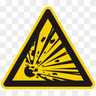 Explosive Explosion Bomb Sign Symbol Icon - Sign Of Explosive Clipart